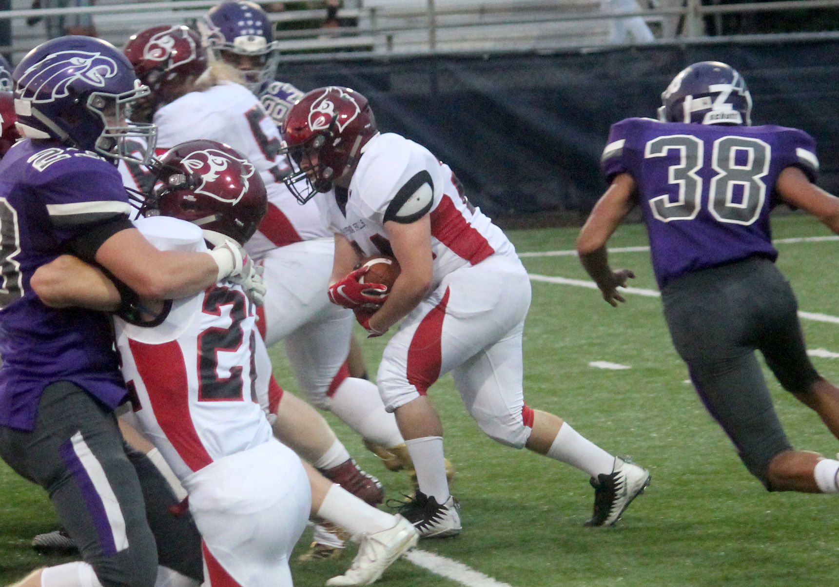 Chi-Hi football at Eau Claire Memorial 9-14-18